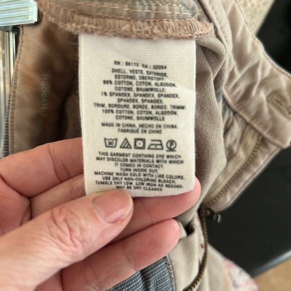 Anthropologie Pilcro & Letterpress Hyphen Patched Chinos Pant SZ26 Patchwork - Picture 6 of 11